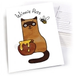 Открытка "Кот Winnie Puss"